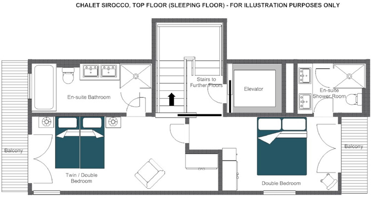 Chalet Sirocco Verbier Floor Plan 1